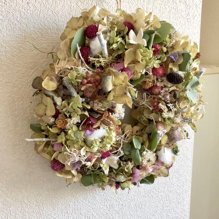 紫陽花リース