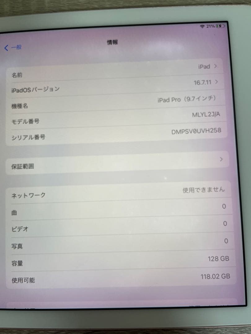 iPad Pro (9.7インチ) 128GB