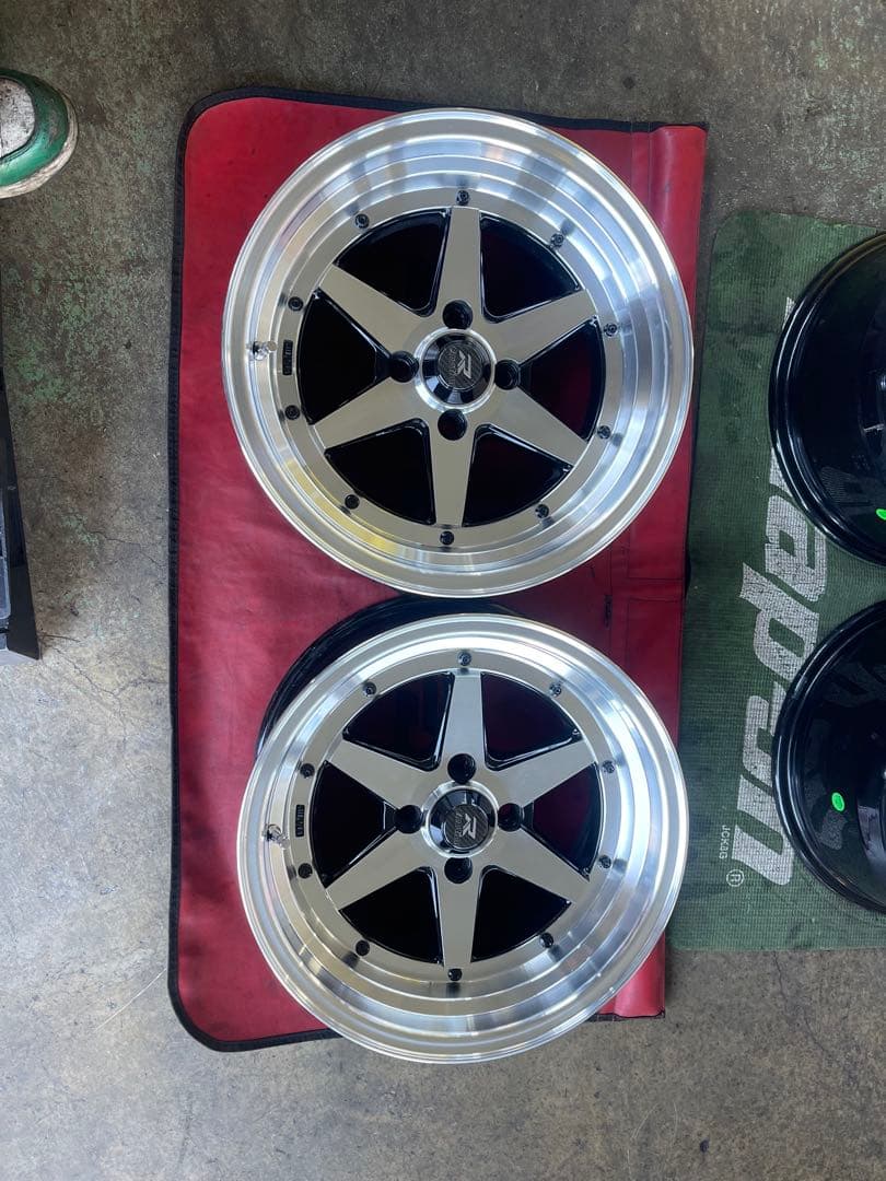 ロンシャン風 旧車 街道レーサー 暴走族 走り屋 15×8J+20/PCD100