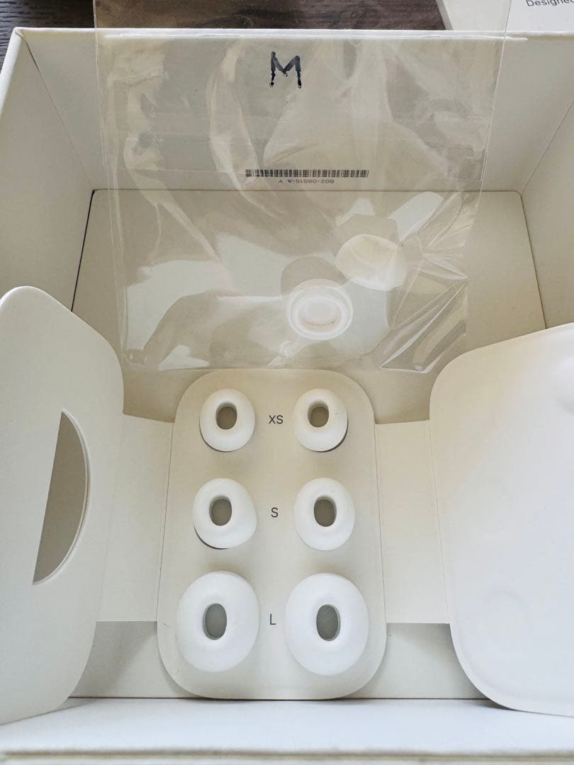 [美品]AirPods Pro 2 USB-C/箱付属品有/イヤーチップ新品交換