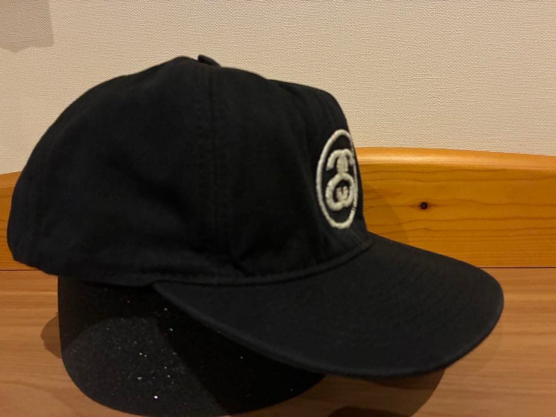 90s OLD STUSSY 紺タグ ロゴキャップ