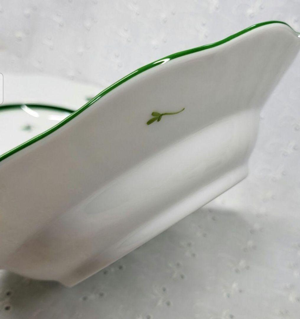 未使用近✨ヘレンド ウィーンのバラ 薔薇 プレート 深皿 サラダ デザート