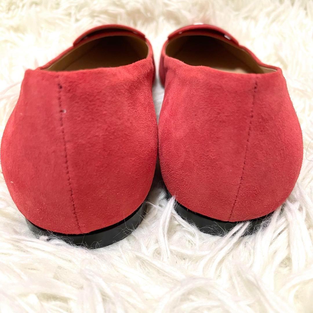 ✨極美品✨セルジオロッシ SR1 フラット パンプス スエード プレート