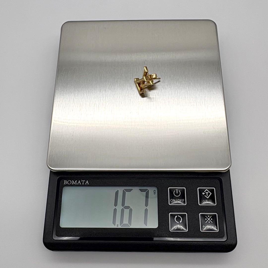 ルイヴィトン ピアス LVアイコニック ロゴ ブックルドレイユ ゴールド