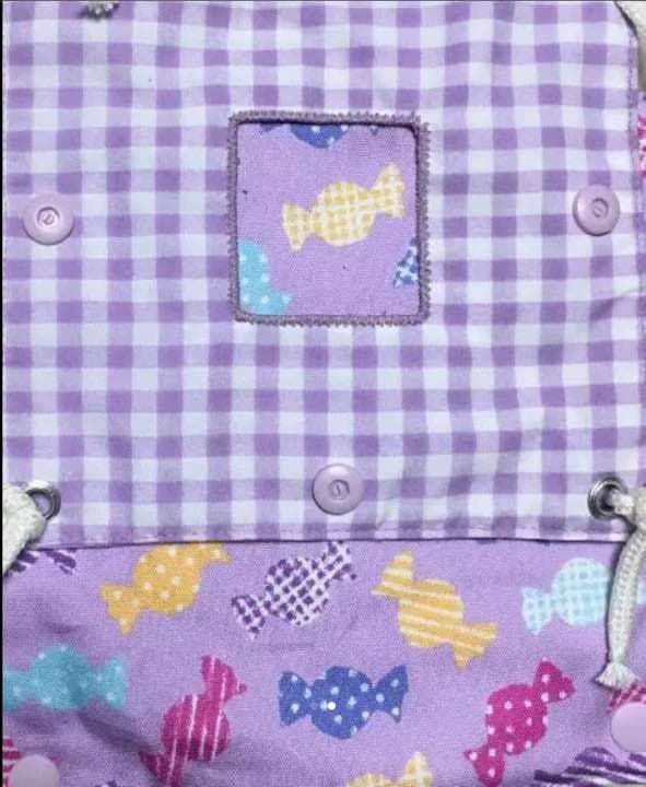 モモンガハウス(キャンディ柄・紫)春(夏)秋仕様  1900円