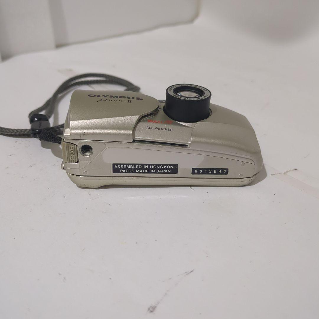 ケ*ウ様 Olympus　μmju II フィルムカメラ　動作未確認　故障品