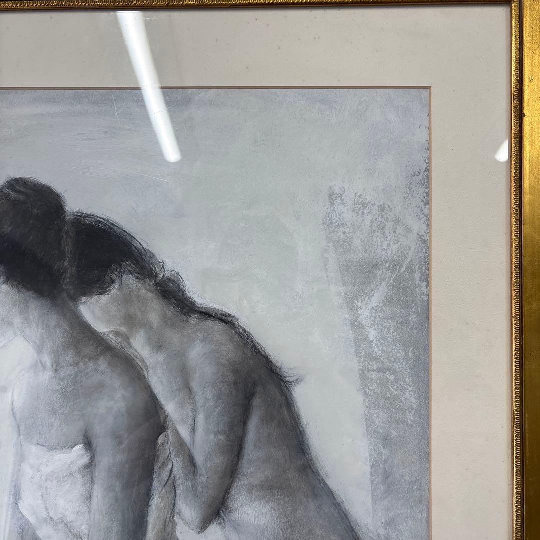 画家　串田都美雄氏　人物画