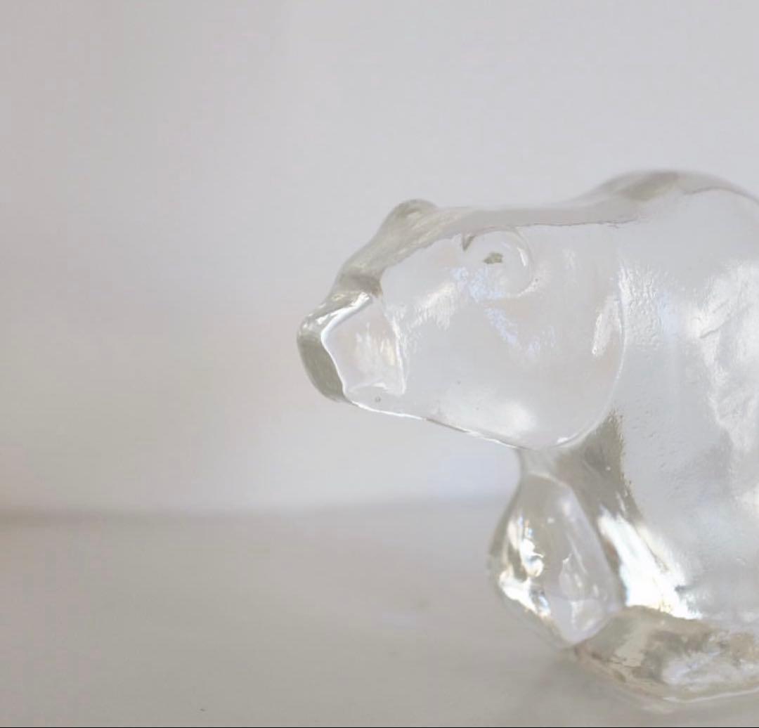 フィンランドHumppila ヴィンテージ ガラス　ベア