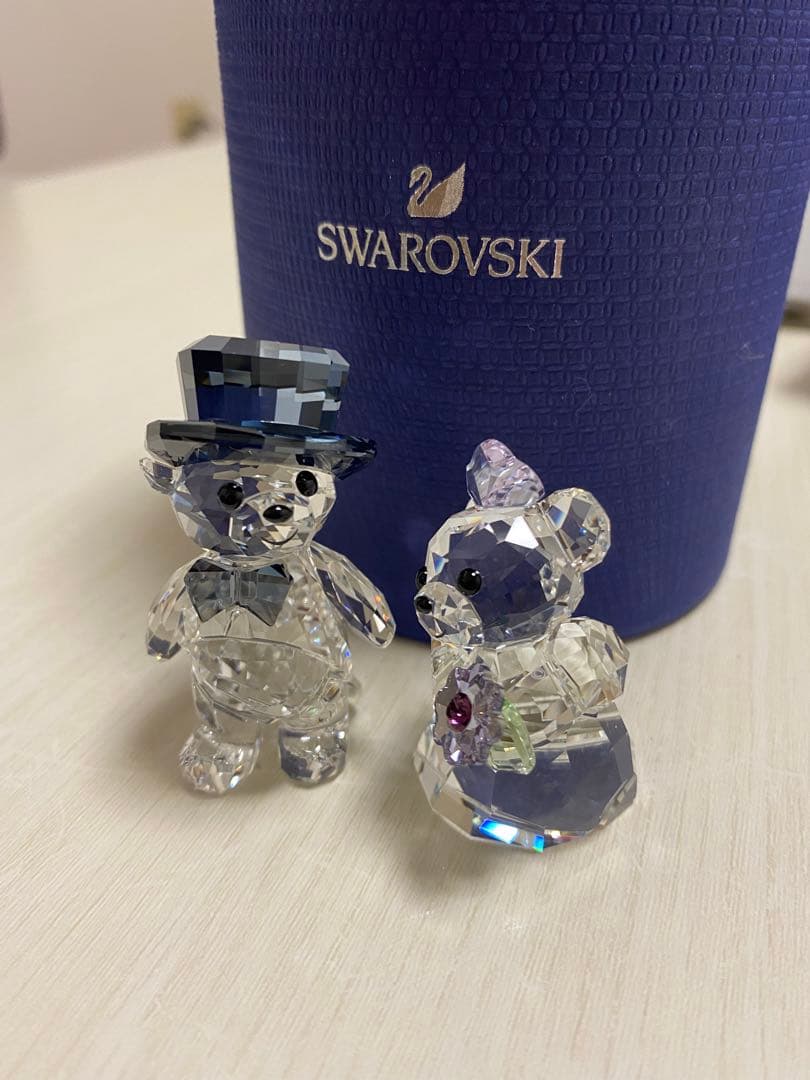 Swarovski クリスタルベア 置物