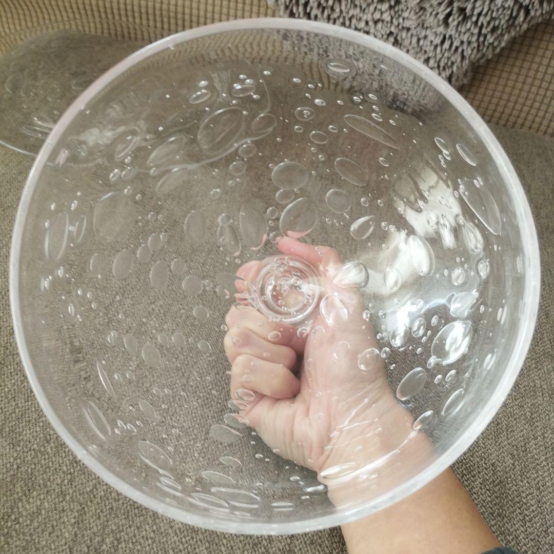 glass cafe gla_gla 高臣大介 ガラスドーム 透明菓子入れ