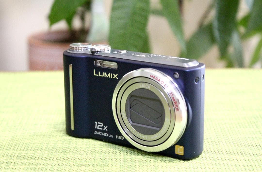 ★元箱付・美品★ パナソニック LUMIX DMC-TZ7 ブルー デジカメ