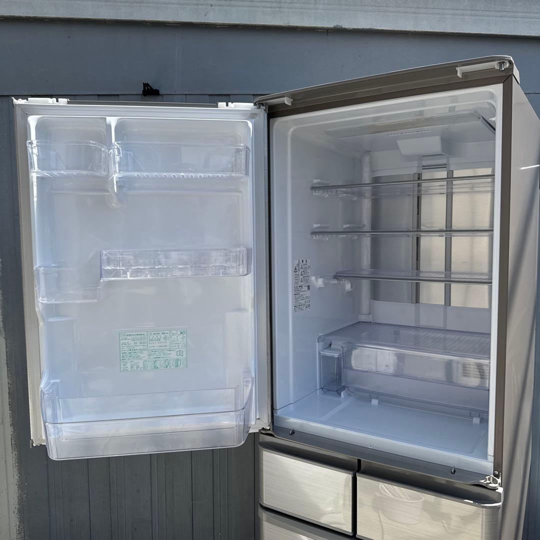 送料込 SHARP 冷蔵庫 どっちもドア プラズマクラスター搭載 412L