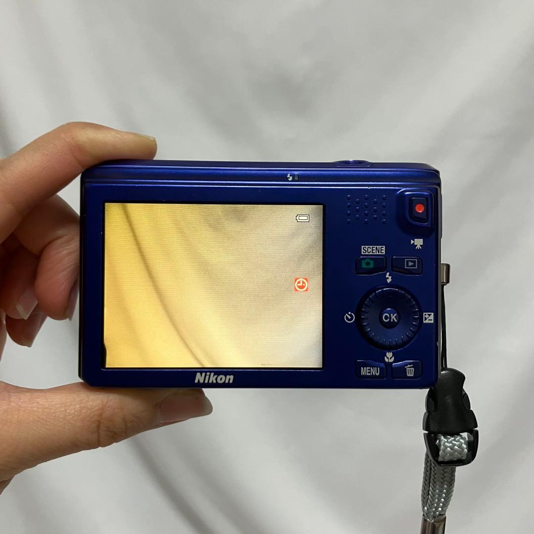 【動作確認済】Nikon COOLPIX S6300 ブルー デジカメ