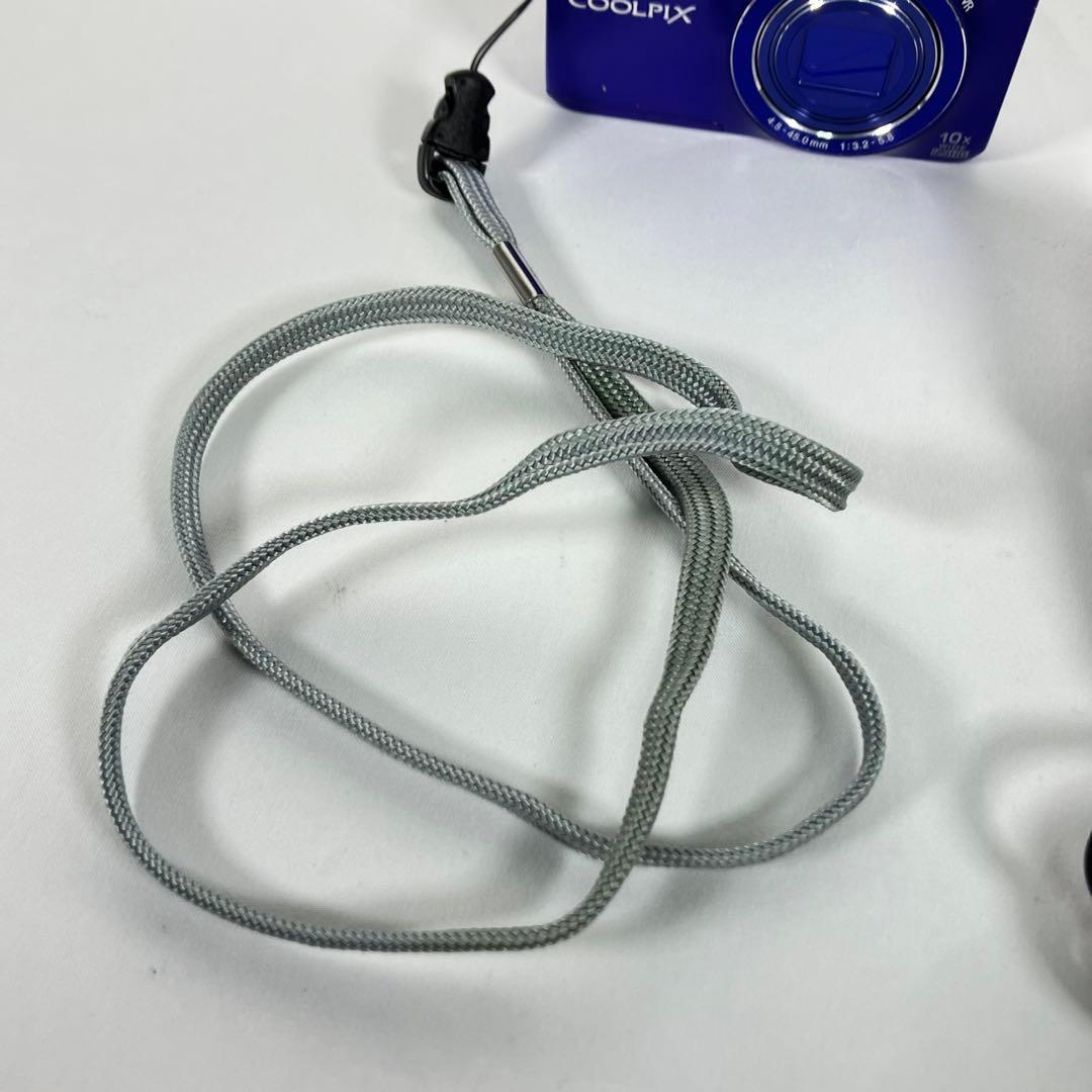 【動作確認済】Nikon COOLPIX S6300 ブルー デジカメ