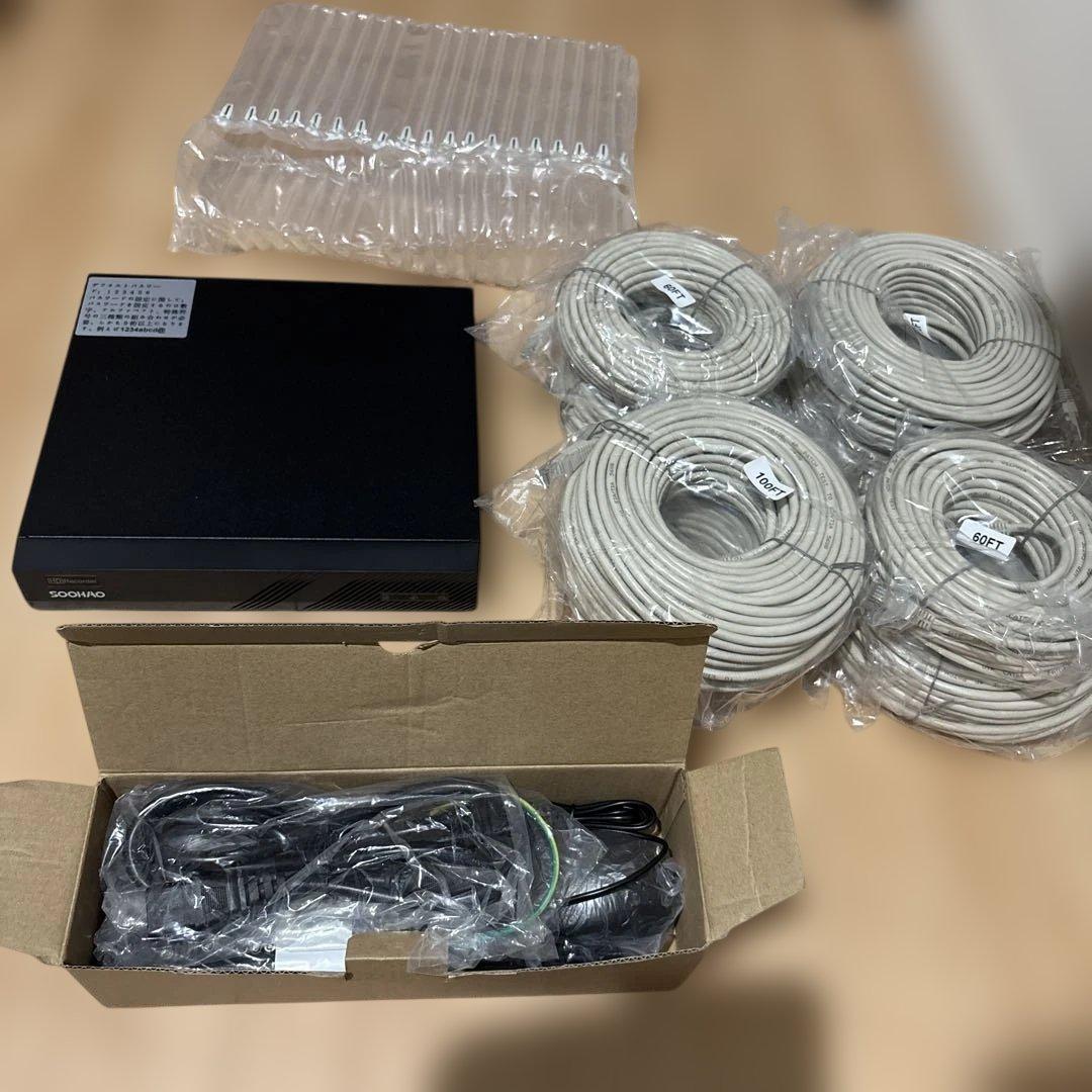 SOOHAO POE防犯カメラセット FS-P08N82JP 8MP