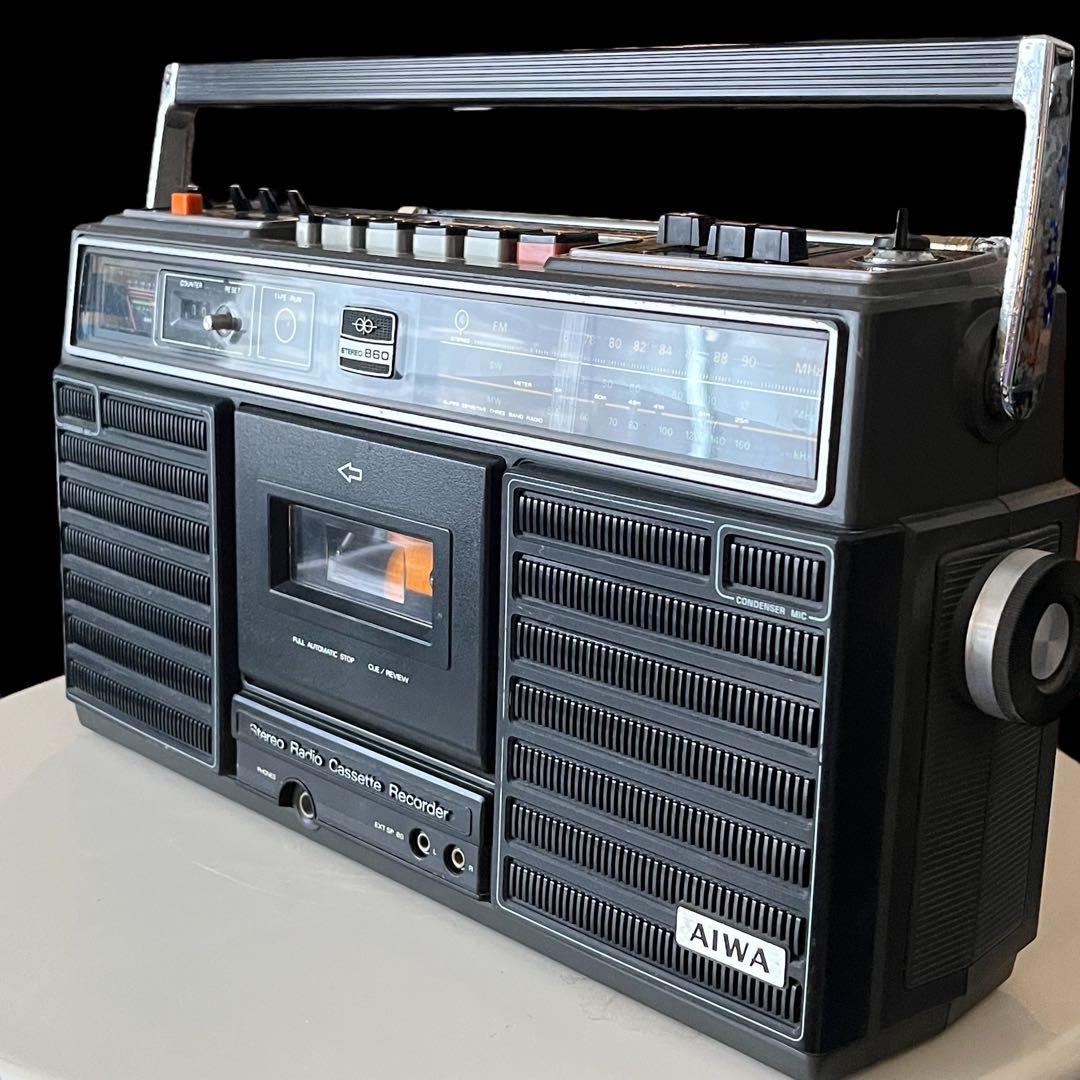 【動作品】　アイワ　AIWA TPR-860 昭和レトロ　ラジカセ　アンティーク