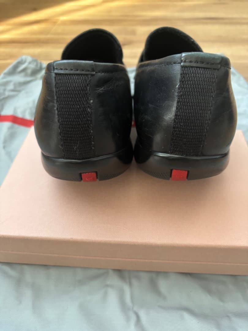 Prada メンズローファー 保存袋付き