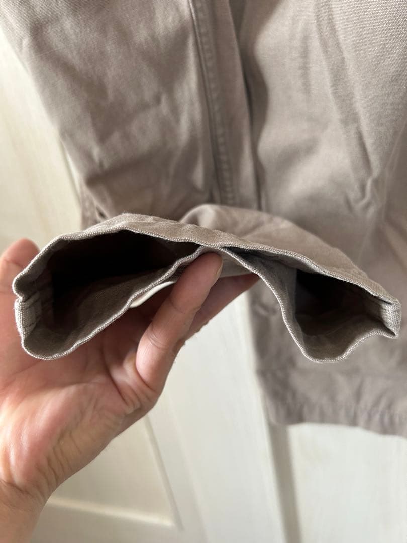 Goodenough グッドイナフ　オーバーオール　ベージュ　サイズS