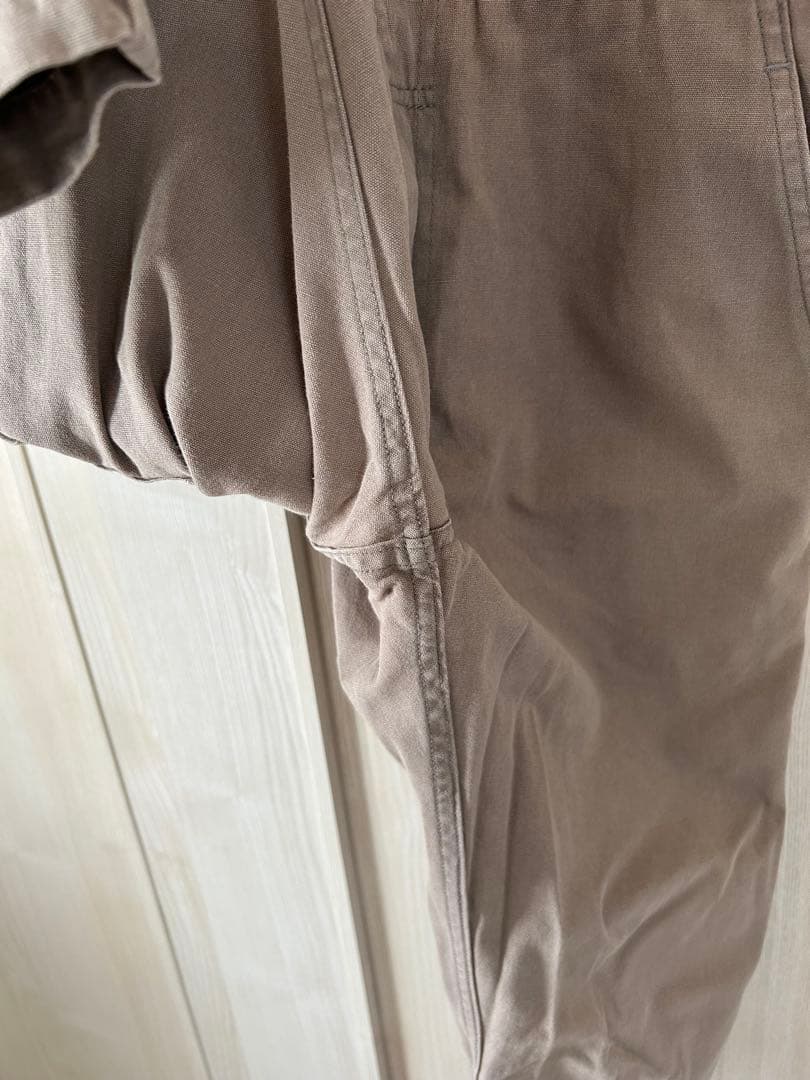 Goodenough グッドイナフ　オーバーオール　ベージュ　サイズS