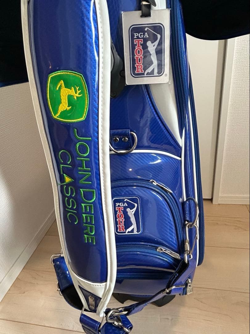 【美品＆生産終了】US PGA TOUR キャディバッグ3065 ブルー