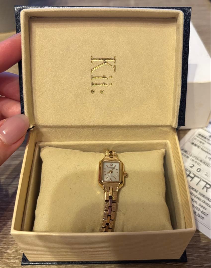 CITIZEN Kii: シチズンキーエコドライブ ウォームゴールド 腕時計