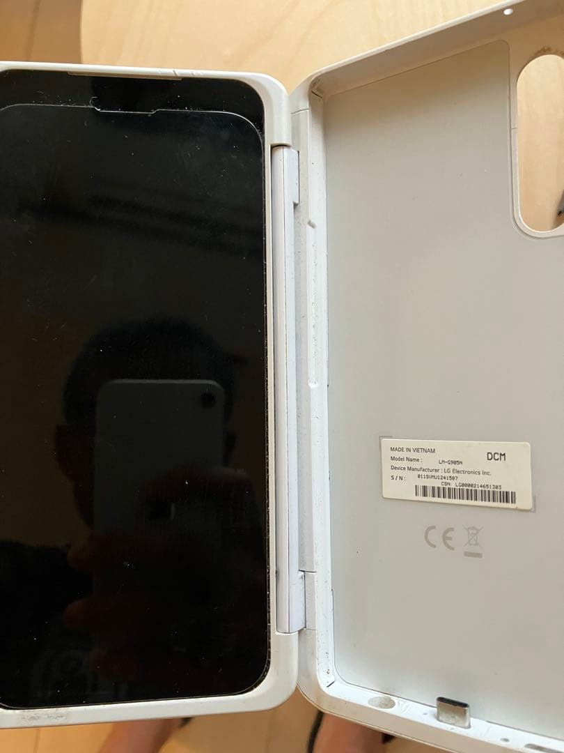 LG Velvet L52-A デュアルスクリーン スタイラスペン充電コネクタ付