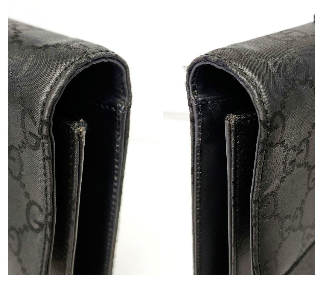 GUCCI グッチ GG柄 ビジネスバッグ ブラック系