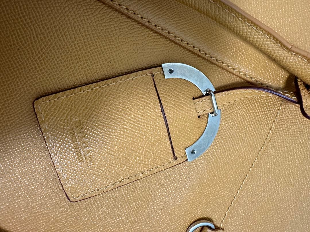 BVLGARI メンズ トートバッグ ビジネスバッグ ベージュ　保存袋あり