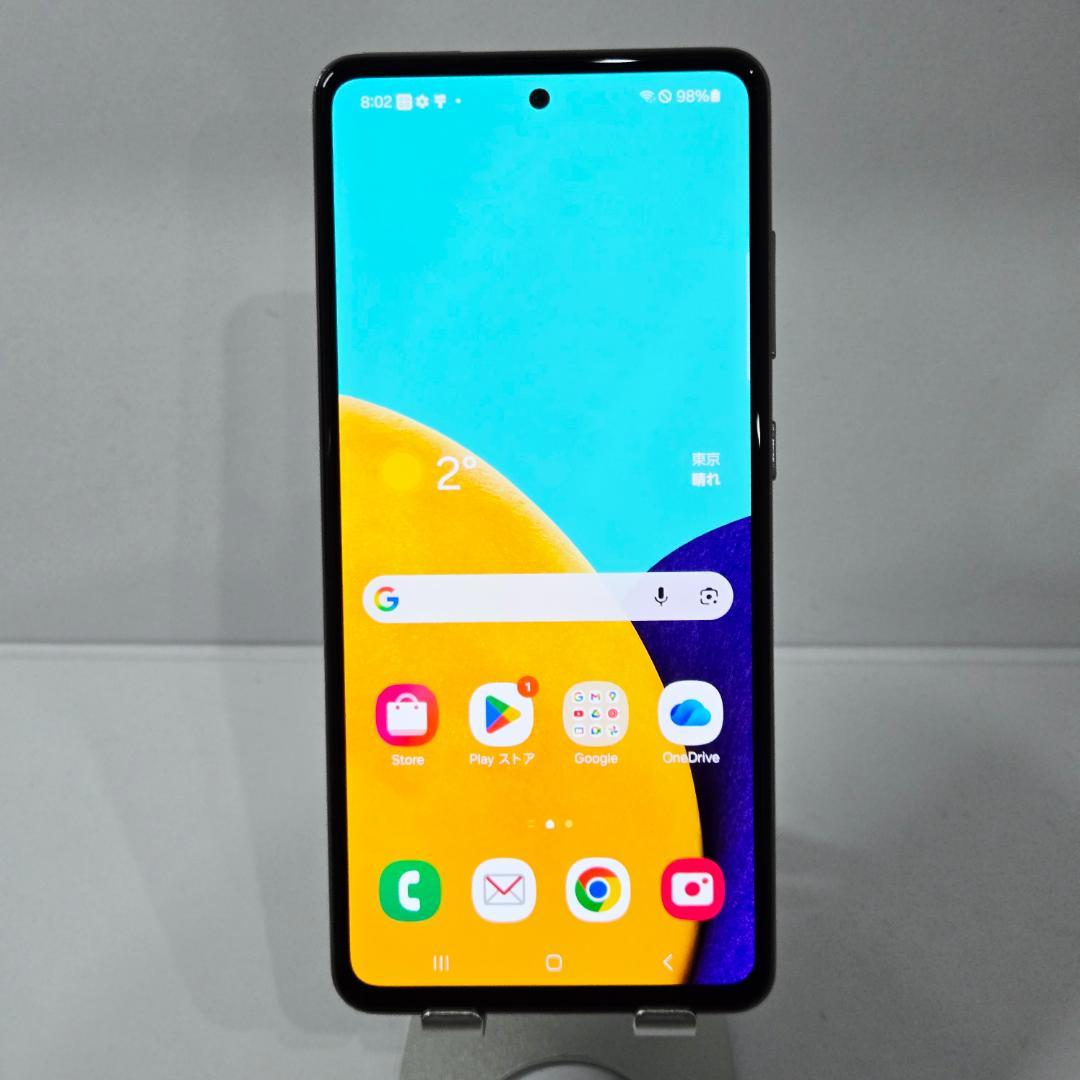 01 GalaxyA52 5G ホワイト SIMフリー 美品