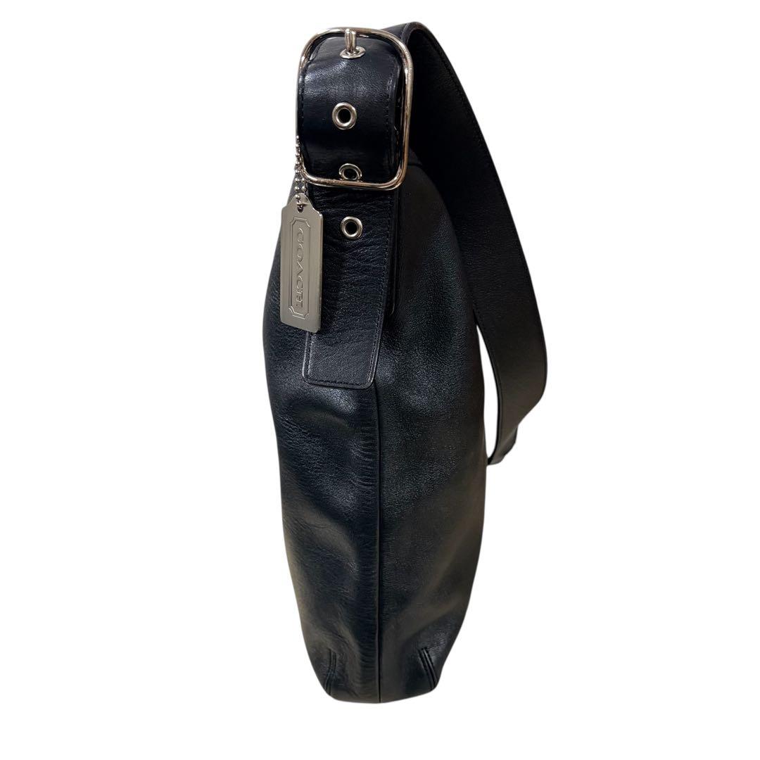 【希少 美品】オールドコーチ 9177 黒 ショルダーバッグ A4可　ブラック