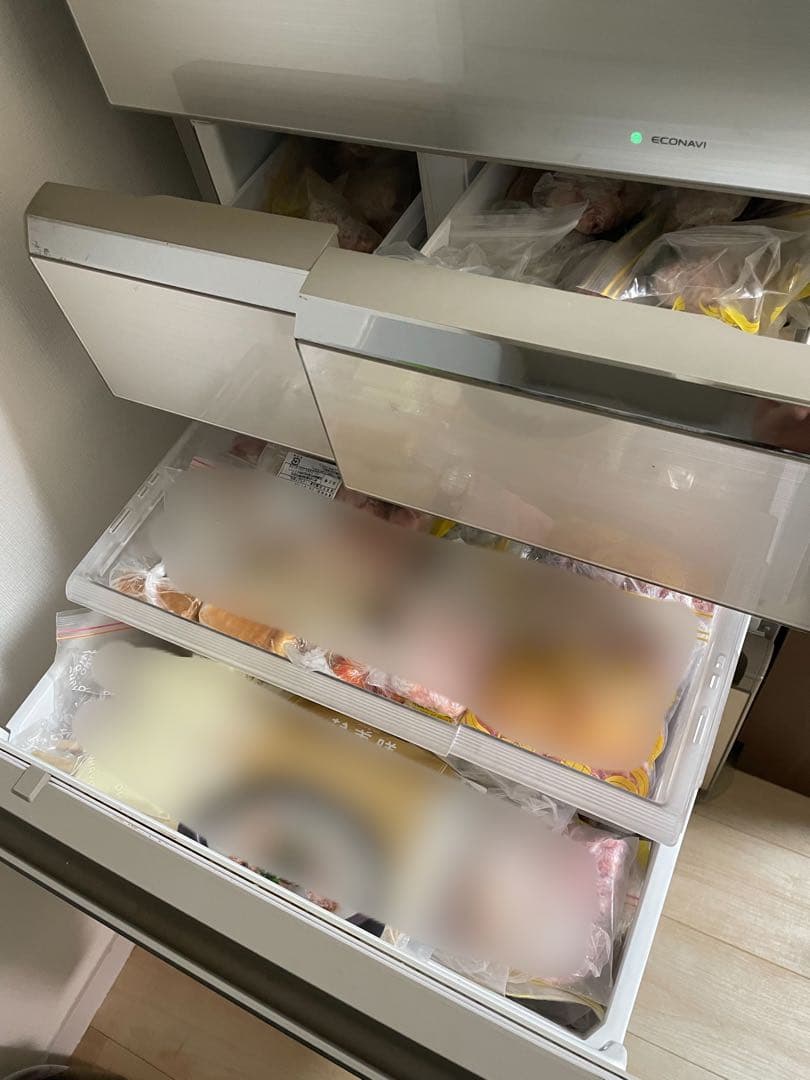 【明日3/5までの出品！！】Panasonic 冷凍冷蔵庫 NR-E430GVL