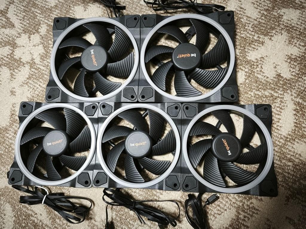 美品 be quiet! RGBファン 5個セット LIGHT WINGS