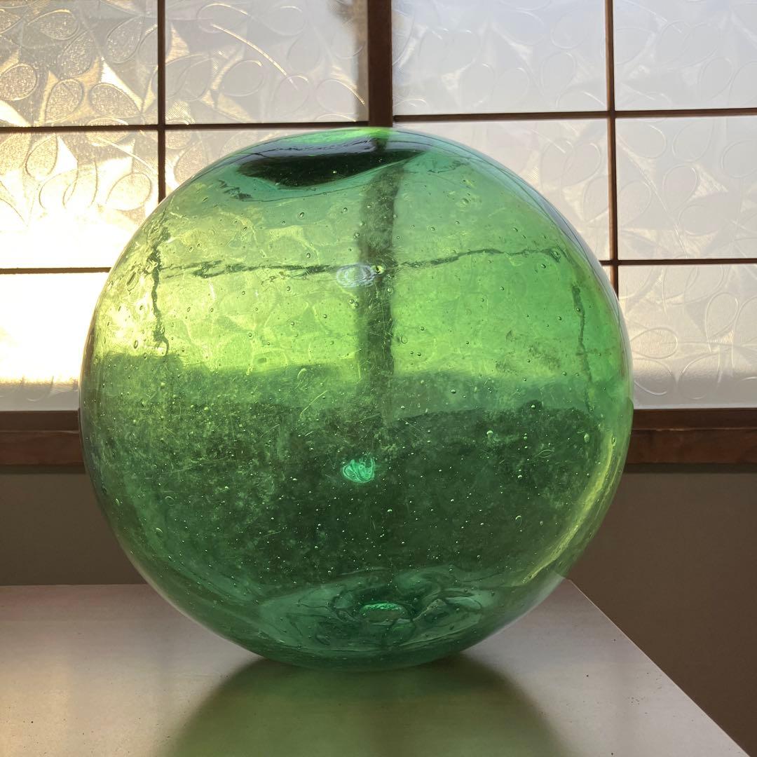 浮き玉　ガラス玉　34cm