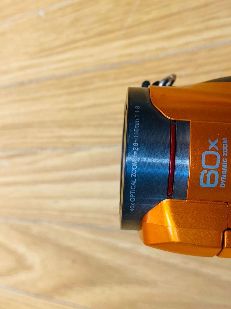 JVC ビデオカメラ オレンジ GZ-R300-D 2015年制