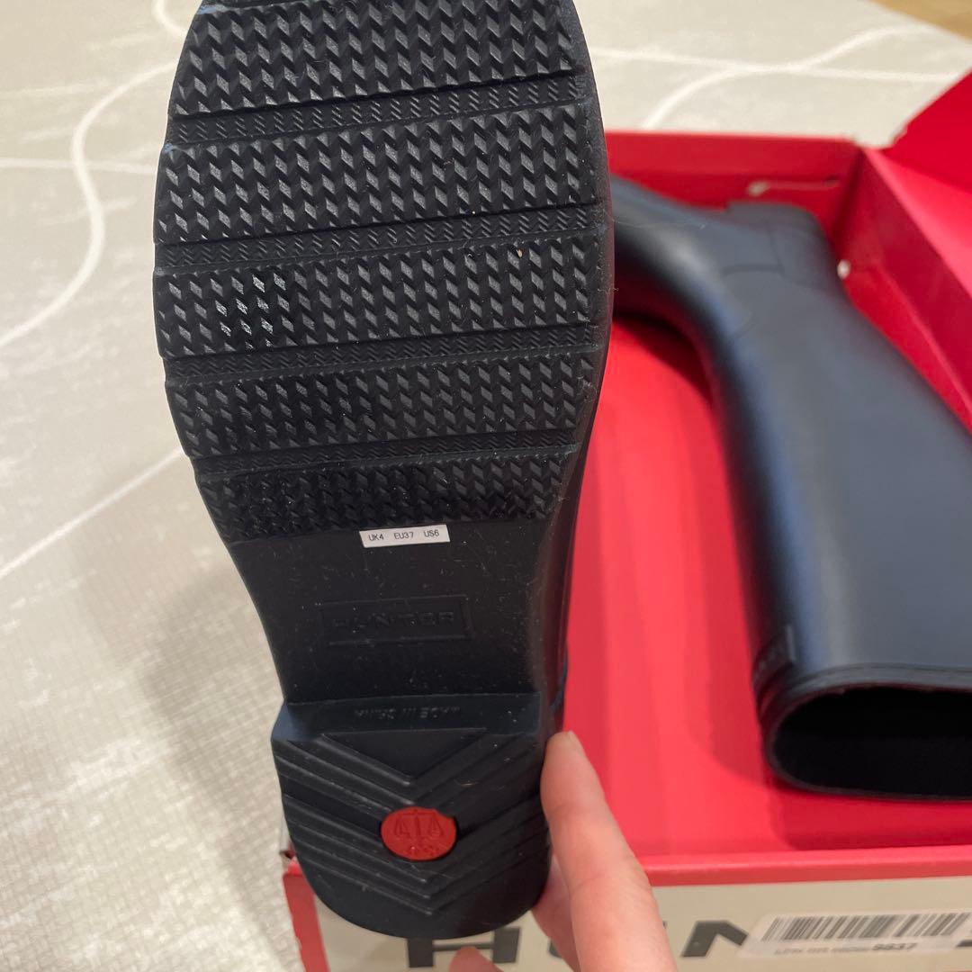 HUNTER ブラック ロングブーツ オリジナル