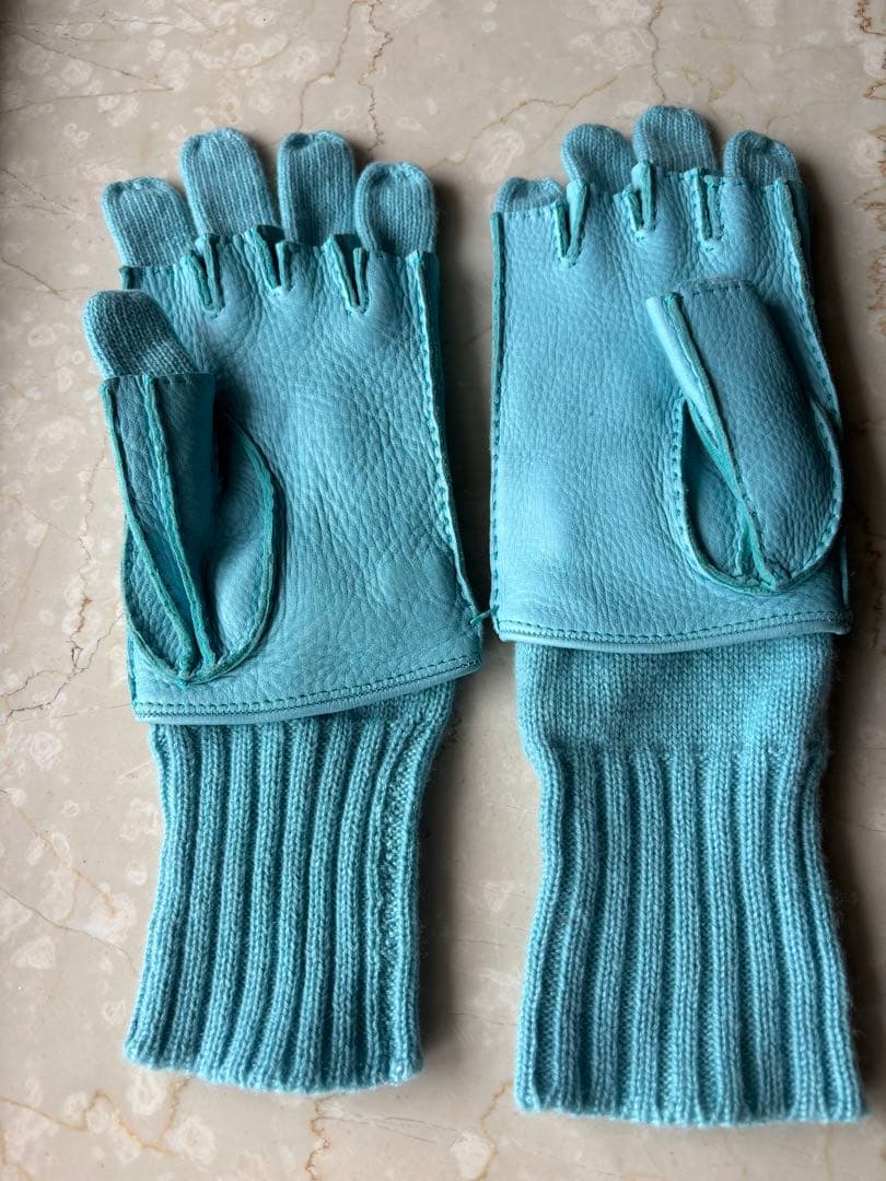水色 指なしグローブ Sサイズ