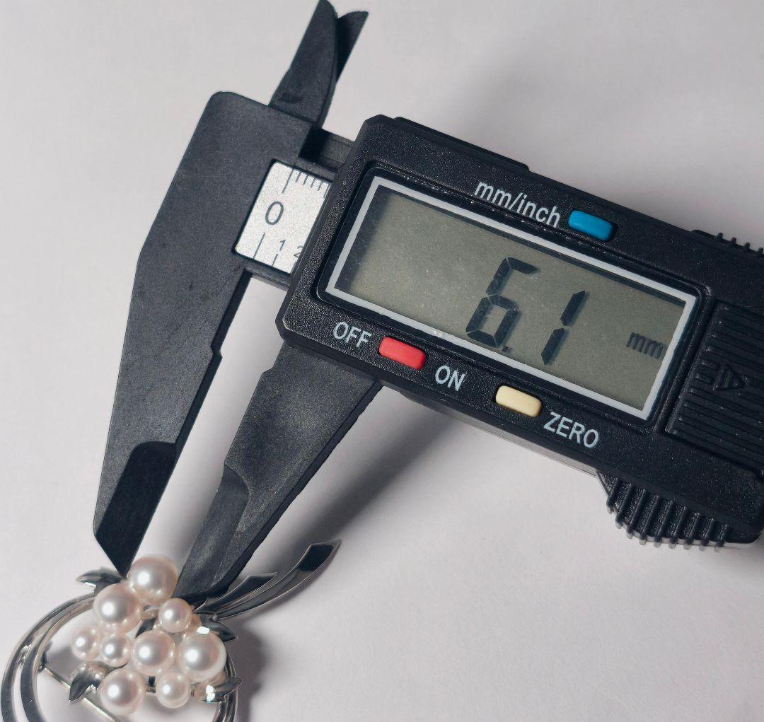 【極美品 最高級】ミキモト ブローチ パール フォーマル 9珠 皇室御用達 花束