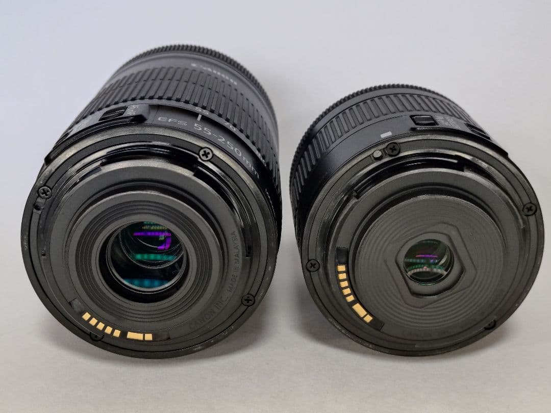 Canon EF-S55-250mmSTM& EF-S18-55mmSTMセット