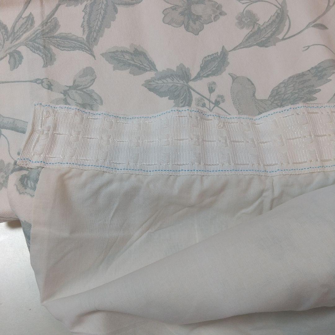 ローラアシュレイサマーパレスダックエッグカーテン 2枚で1組