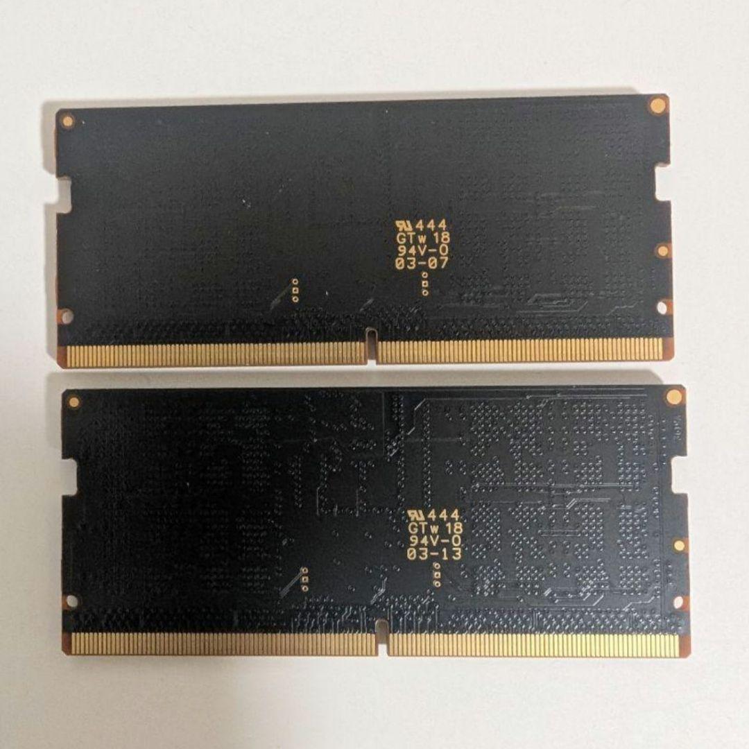 Crucial 32GB(16GB×2) DDR5 4800　ノートPC