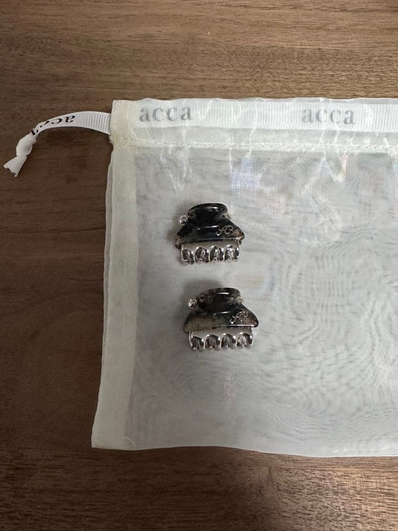 専用‼️ACCA アッカ　バービークリップ　ミニ クリップ　2個セット　グレー