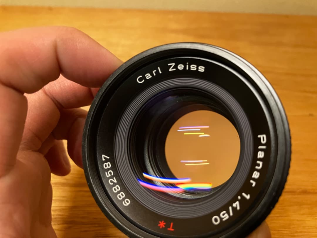 【kamesan】contax Carl Zeiss Planar