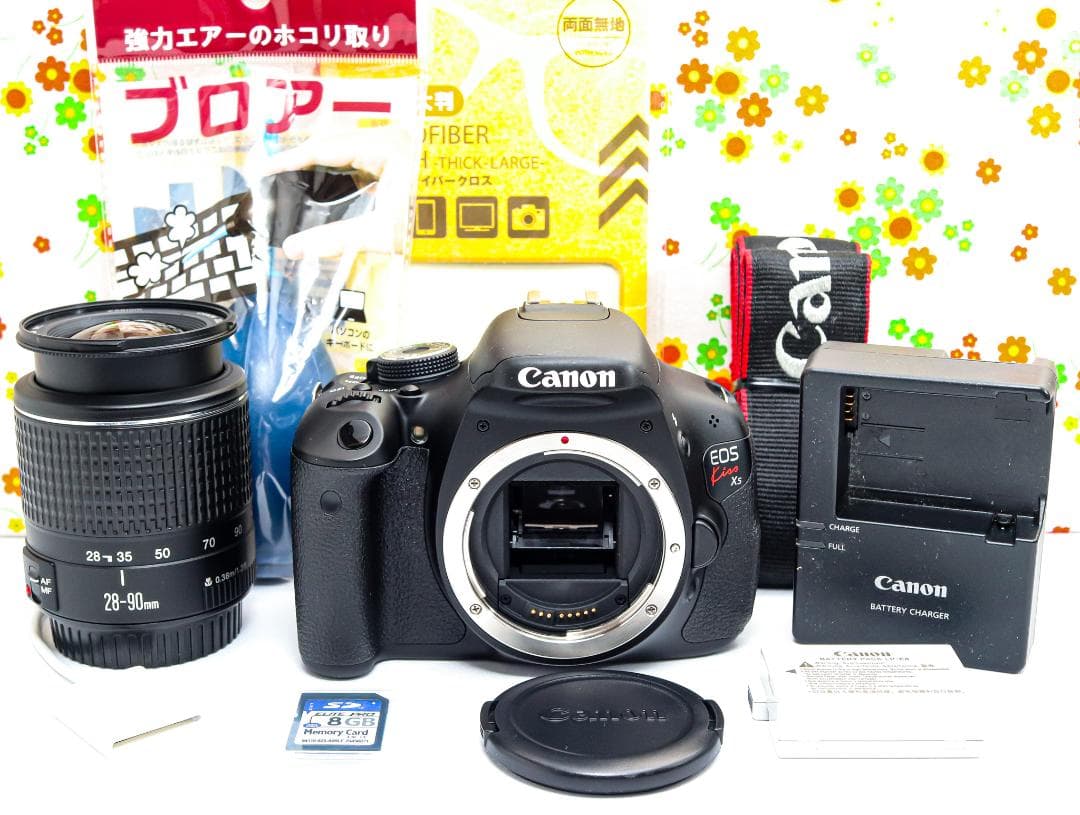 美品 Canon Kiss X5☆スマホ転送！☆自撮り可能☆人気の一眼レフ♪