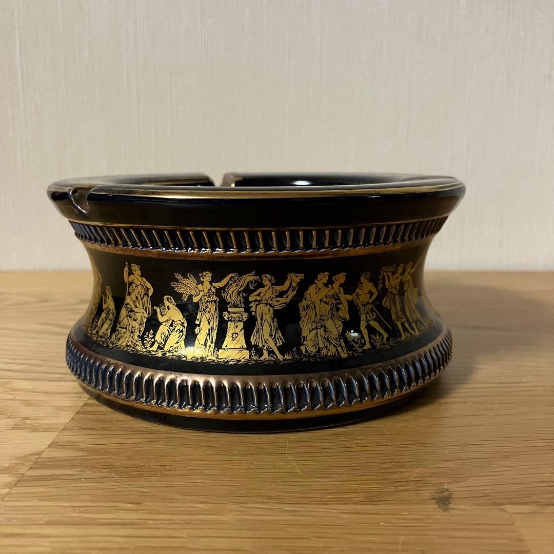 I.SPYROPOULOS ギリシャ 24K GOLD 飾り皿　灰皿
