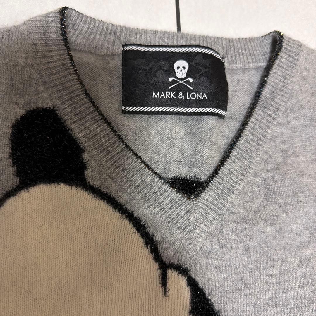 MARK & LONA ミッキー Vネックセーター グレー