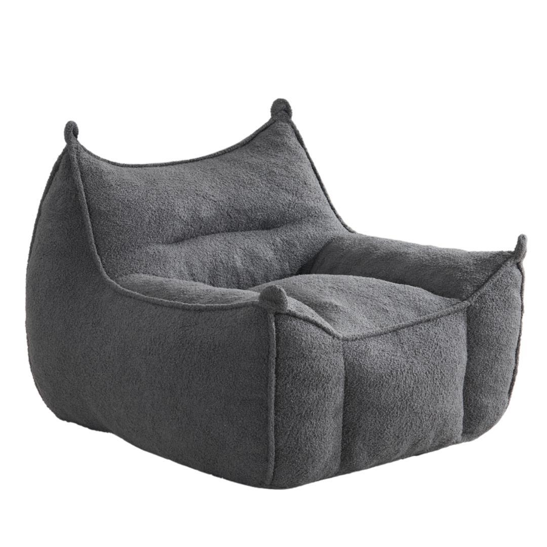 【新品】圧縮完成品 一人用ふわふわソファ 耐荷重150kg ミニサイズ