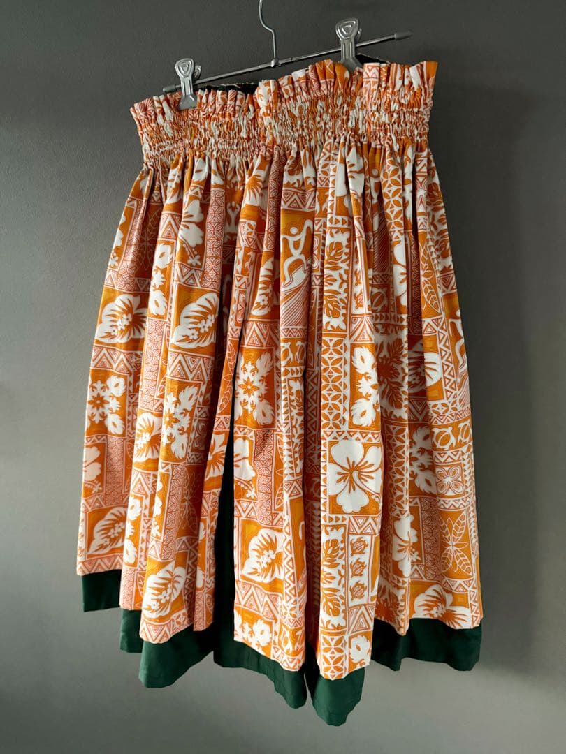 古着 ビンテージ ハワイアン ハンドメイド アロハ スカート 美品 希少