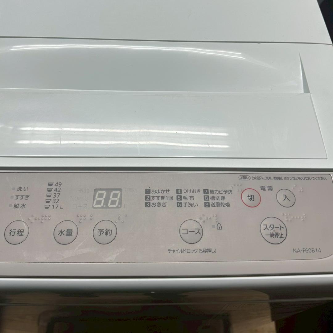 iΦ Panasonic 全自動洗濯機 NA-F60B14 6kg 洗濯機