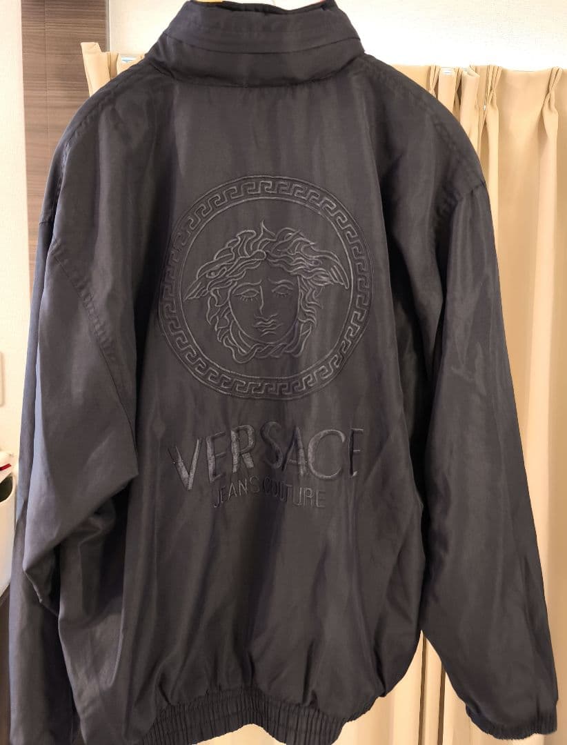 VERSACE ネイビーナイロンジャケット セットアップ