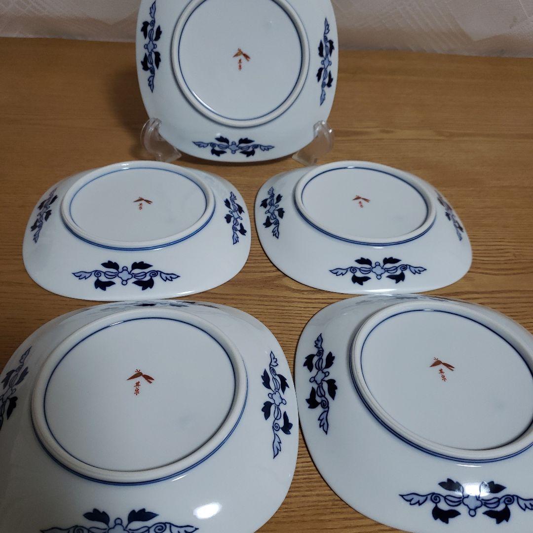 未使用　其泉　染錦春秋紋　銘々皿　取り皿揃え　5枚